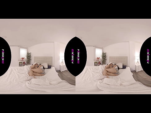 ❤️ PORNBCN VR اثنين من المثليات الشابات يستيقظون في حالة شبق في الواقع الافتراضي 4K 180 ثلاثي الأبعاد جنيف بيلوتشي كاترينا مورينو ❤️